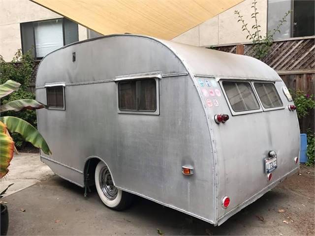 1942 Homemade Kit Vintage Trailer with Original Details - San Mateo, CA