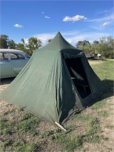 Tent - Vintage Camping Umbrella Style