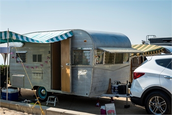 1963 Shasta Airflyte. Located in Azusa California. Just needs paint!