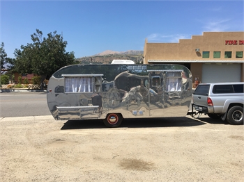 1956 Aljo 18 ft travel trailer