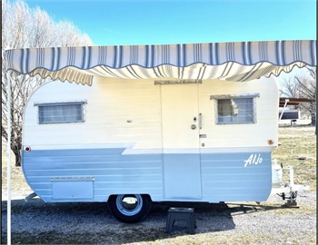 Darling Vintage Aljo Trailer with loads of extras. Priced to sell!