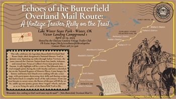 Echoes of the Butterfield Overland Mail Route: A Vintage Trailer Rally on the Trail