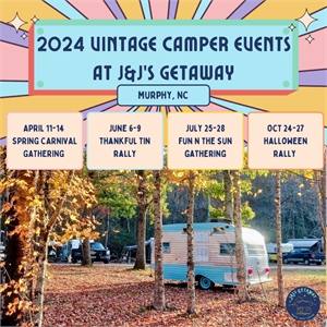 Vintage Camper Events at J&J's Getaway