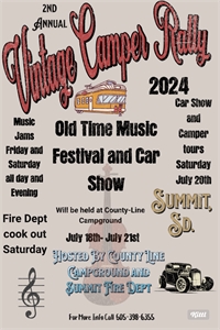2nd Annual Vintage Camper Rally and Old Time Music Festival