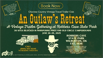 An Outlaw’s Retreat: A Vintage Trailer Gathering at Robbers Cave State Park