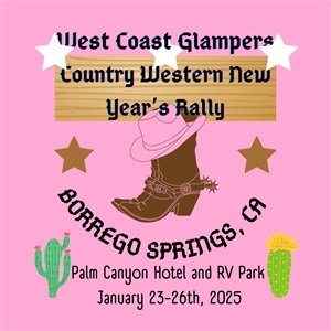 West Coast Glampers  goes Country! New Year's Rally